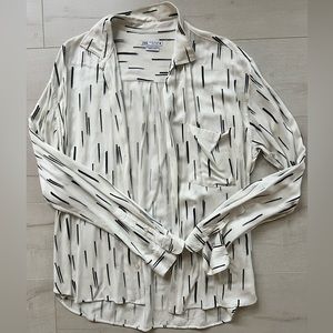Silk Zara Button Down/Over shirt